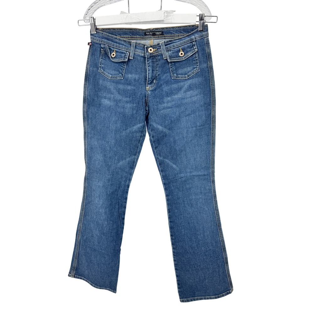 Polo Jeans Co Ralph Lauren Bootcut Jeans Womens 28 Blue‎ Stretch Alana Low Rise